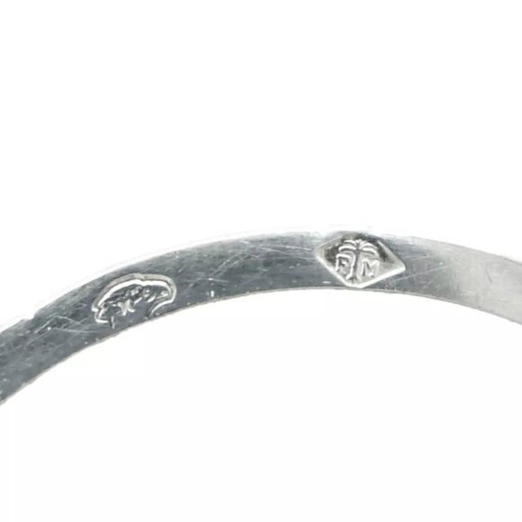 Authentic HERMES Kilim Ring 18K White Gold US:6 - Picture 9 of 11